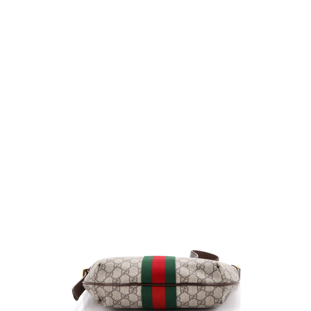 Gucci Small Ophidia Half Moon Hobo GG Coated Canvas - Picture 4 of 5